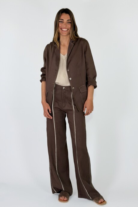 PANTALON CAILA Chocolate