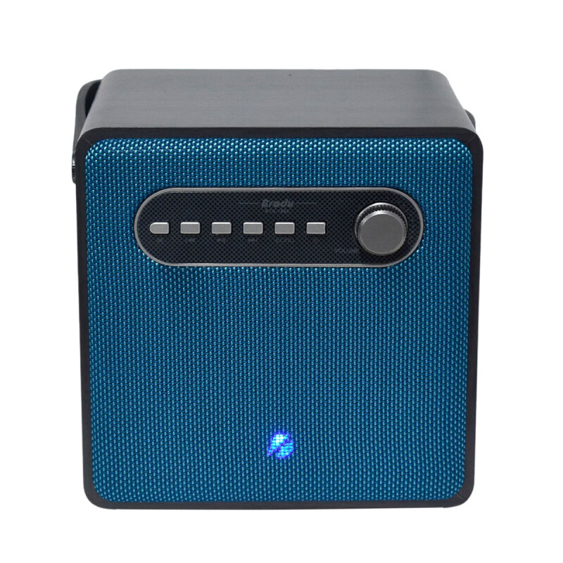Parlante portátil bluetooth BTS-1866 3" karaoke con microfono azul Parlante portátil bluetooth BTS-1866 3" karaoke con microfono azul