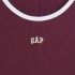 INTL LS MOD RIB CROP TEE TUSCAN RED