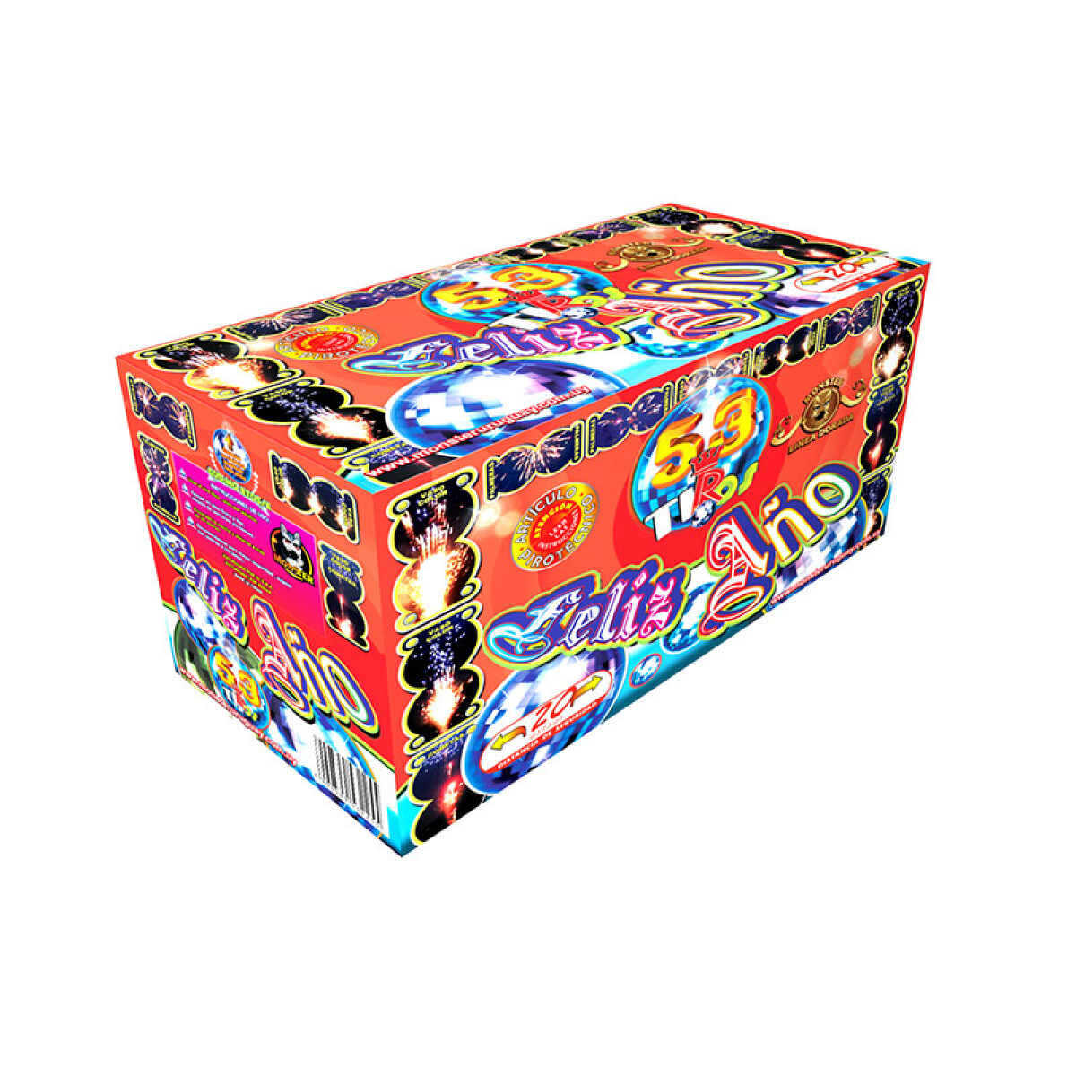Torta Feliz Año 53 Tiros 