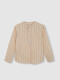 Camisa De Rayas Blanco