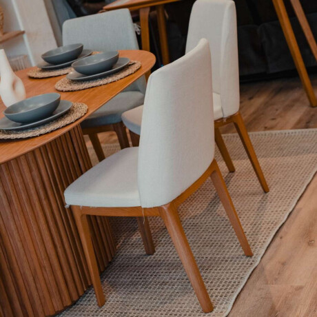Silla de Comedor City Li­nea Manhattan Lino/Natural