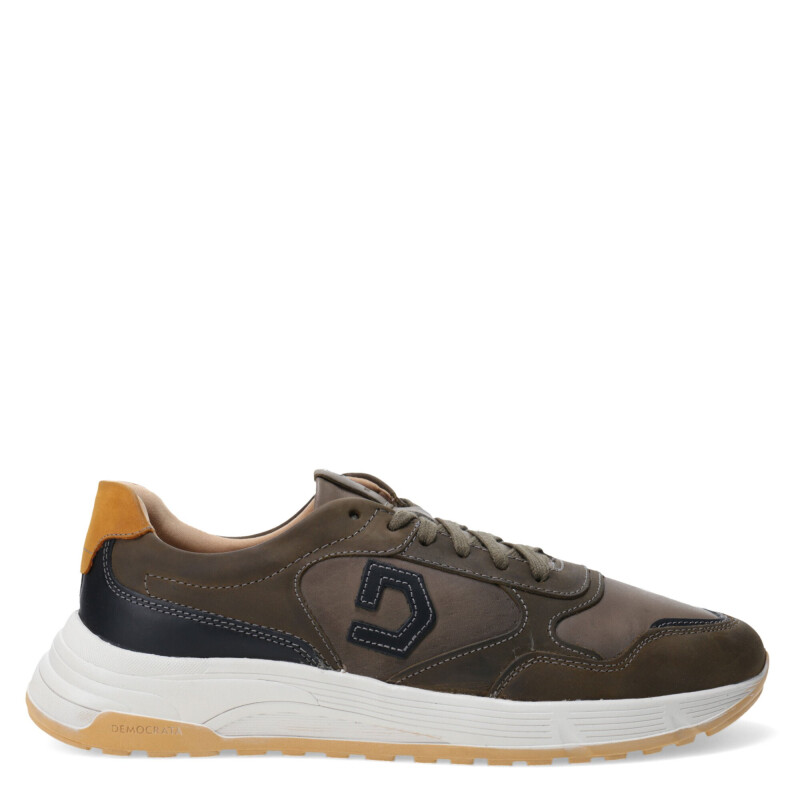 Championes de Hombre Democrata Lushio Verde Musgo / Negro