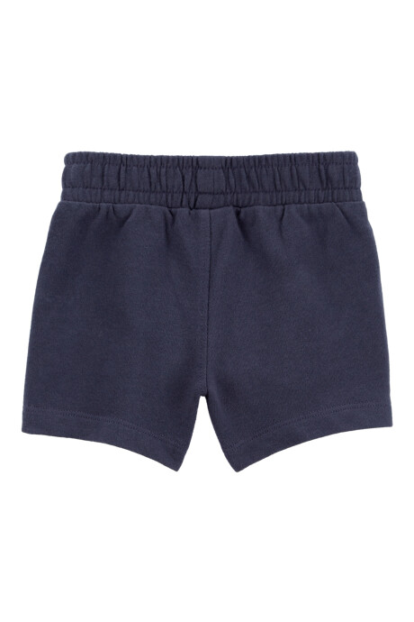 Short deportivo de algodón, azul Sin color