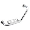 Agarradera en angulo con jabonera acero inox.DMC Agarradera En Angulo Con Jabonera Acero Inox.dmc