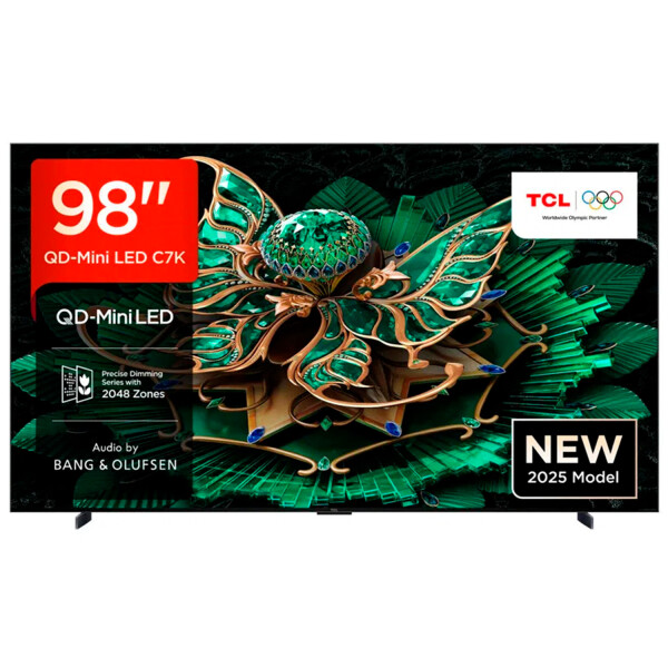 Smart Tv 98" Tcl Mod. 98c7k Qled Premium Miniled TV 98" TCL 98C7K QD-MINILED 4K GOOGLE TV