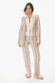 Blazer Turin Stripe Beige