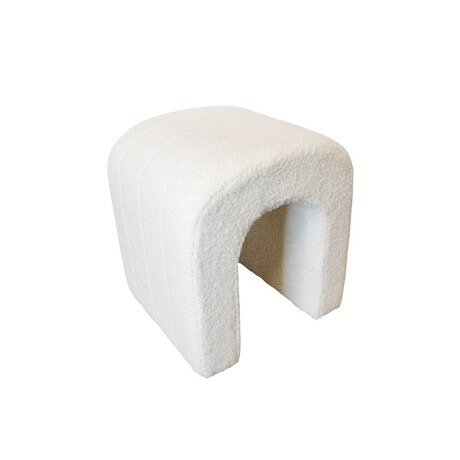 Banco arco de tela - 38x42cm Blanco