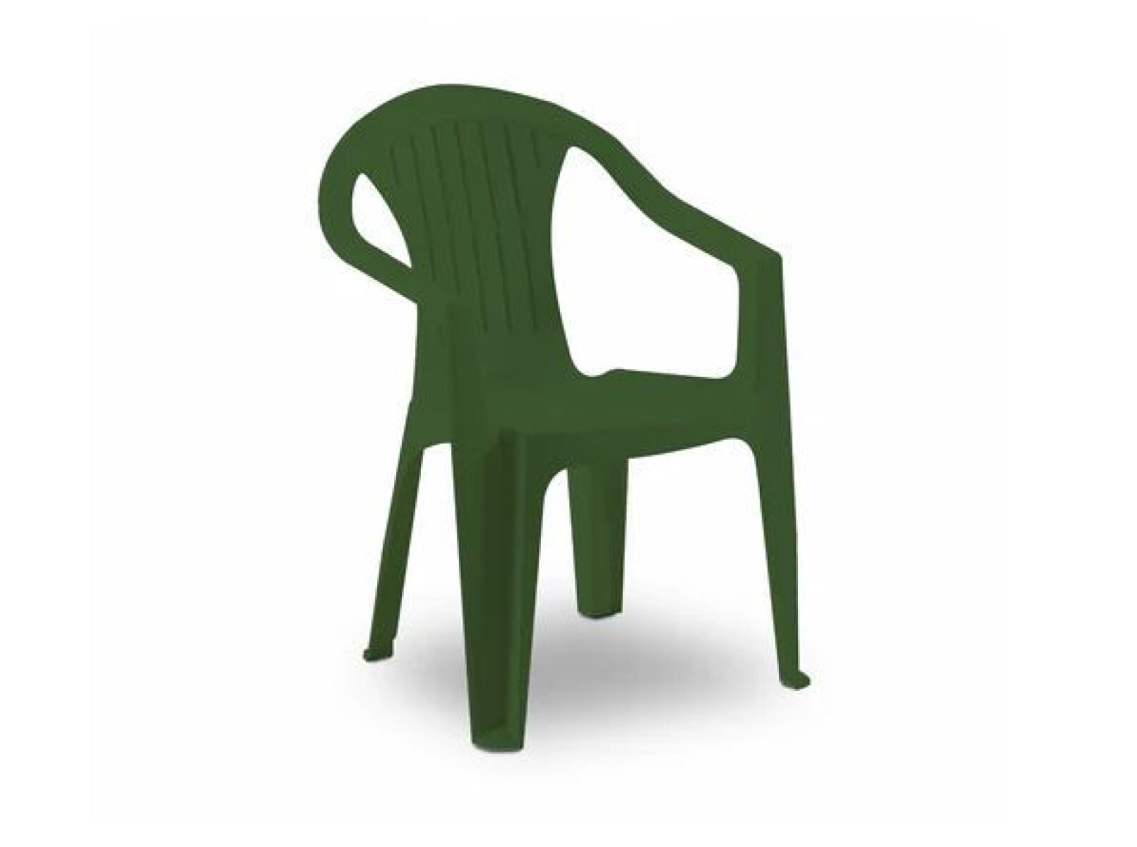 Silla Atlantide de PVC Verde 