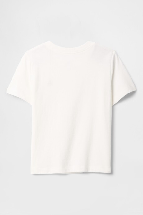 Remera Básico Toddler Niño New Off White