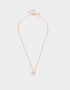 Cadena Corta con Dije Strass Corazón Cadena Con Dije De Corazón - Dorado
