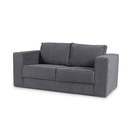 Sofá Olimpus - Microfibra - 2 cuerpos Cora 06-153 (Grafito)