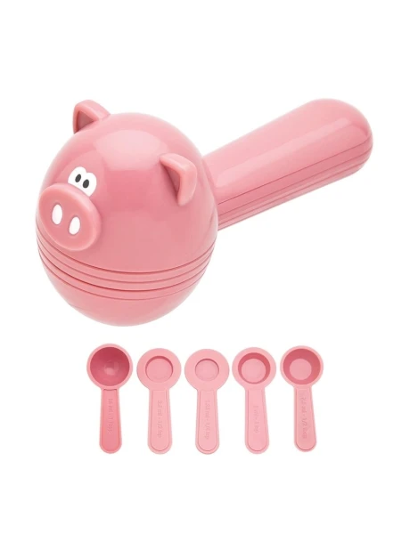 SET X5 PZAS CUCHARAS MEDIDORAS CHANCHO JOIE SET X5 PZAS CUCHARAS MEDIDORAS CHANCHO JOIE