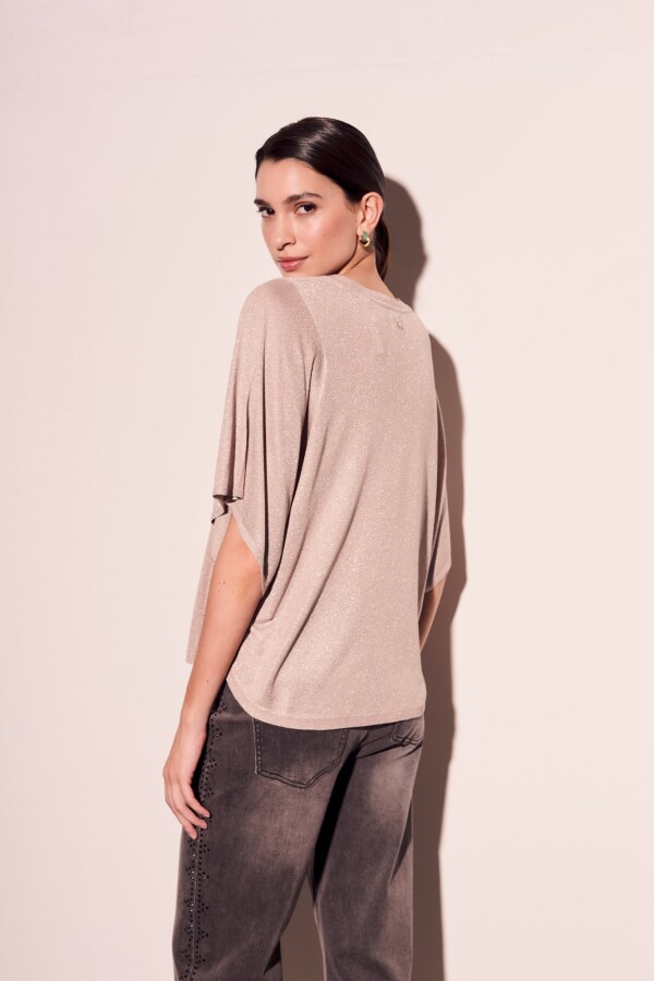 Sweater Lurex Rosa