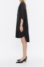 VESTIDO CORTO OVERSIZE Negro