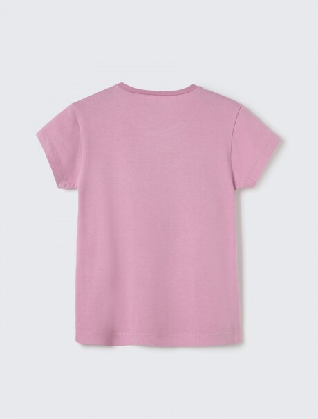 BLUSA INFANTIL CON ESTAMPA VIOLETA