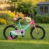Bicicleta Infantil Doumoer R16 Canasto Parrilla Guardabarros Verde 1