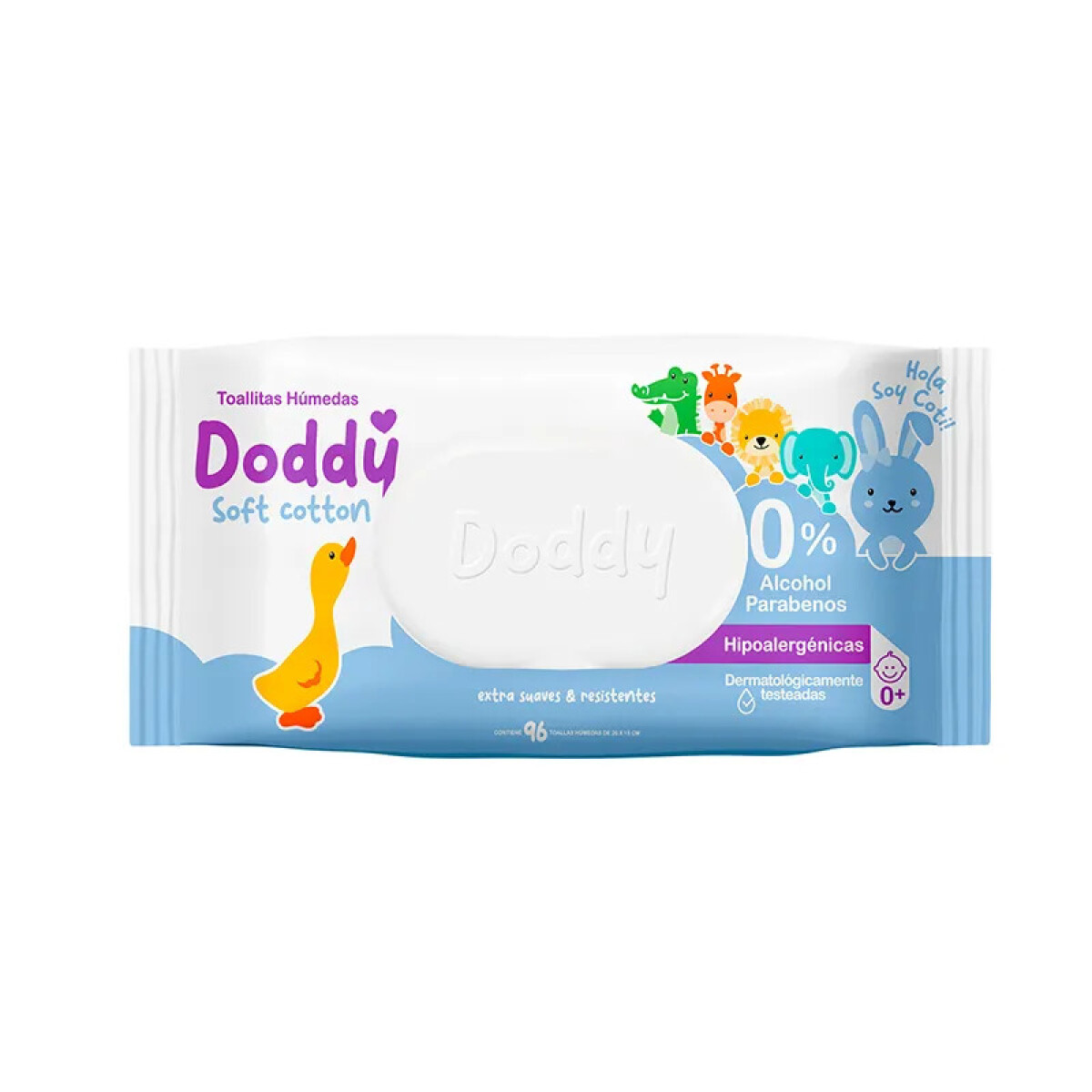 DODDY TOALLITAS HUM.SOFT COTTON X 96 UN 