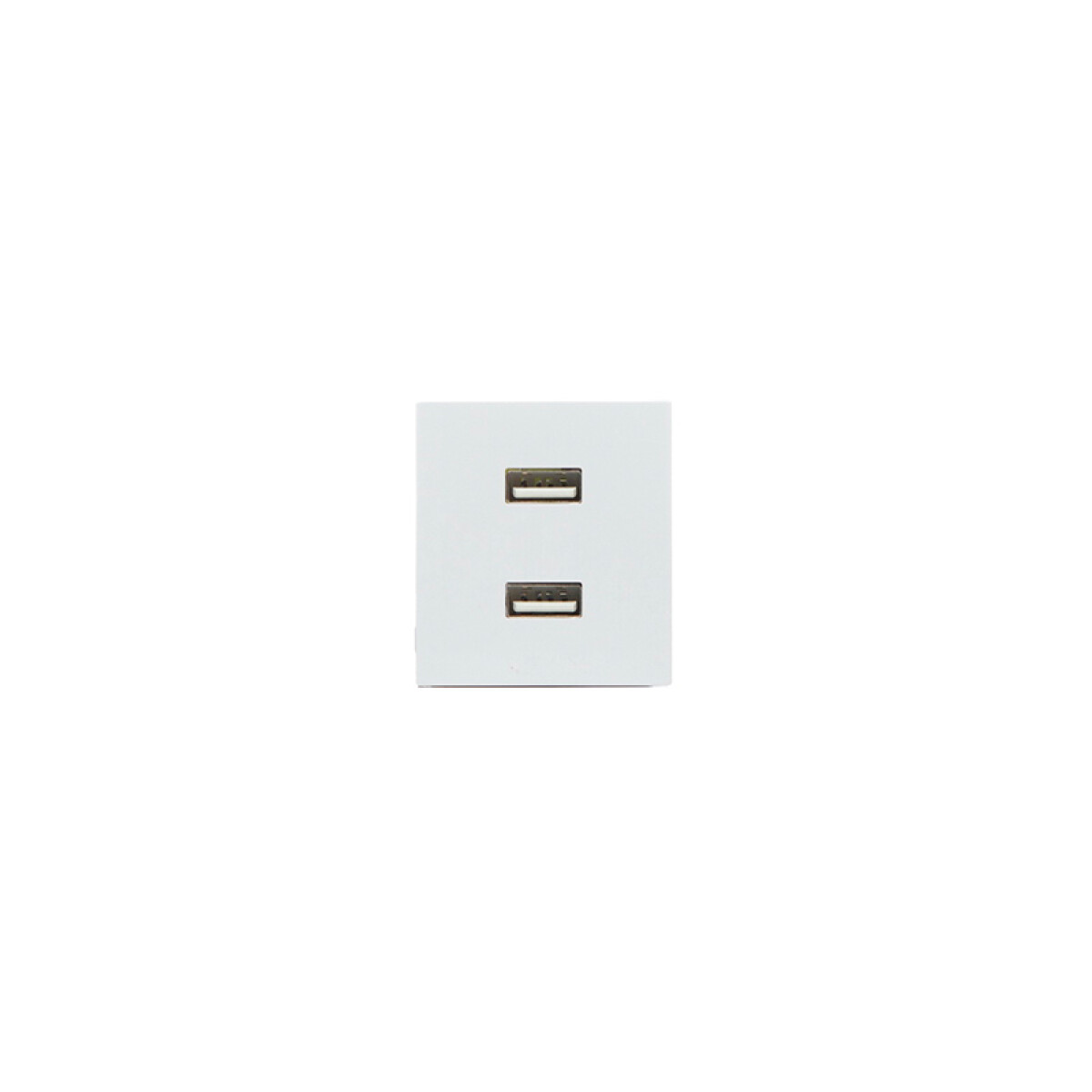 Módulo cargador para dos USB 3,1A blanco puro Sica - ELE07612 