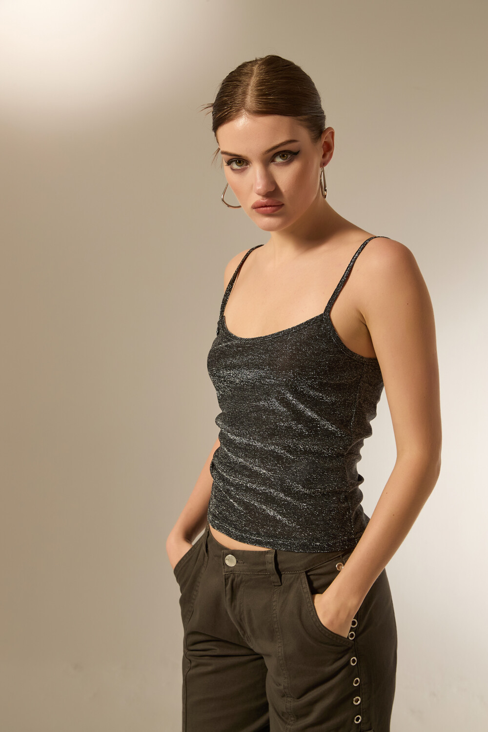 Tops Brilli Negro