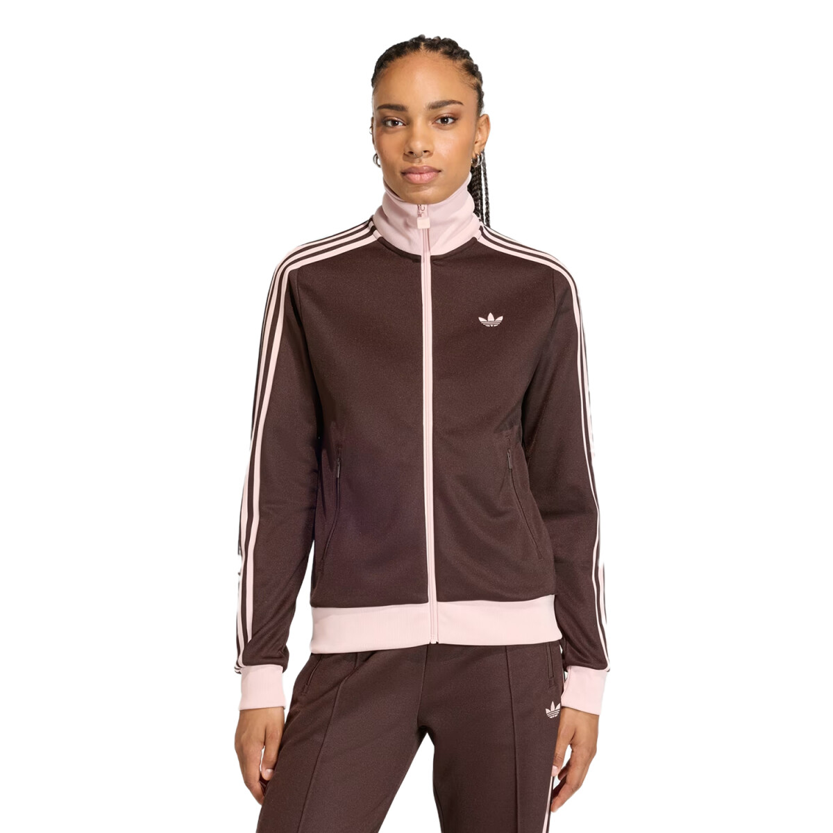 Campera Adidas Classic Tt - Marrón 