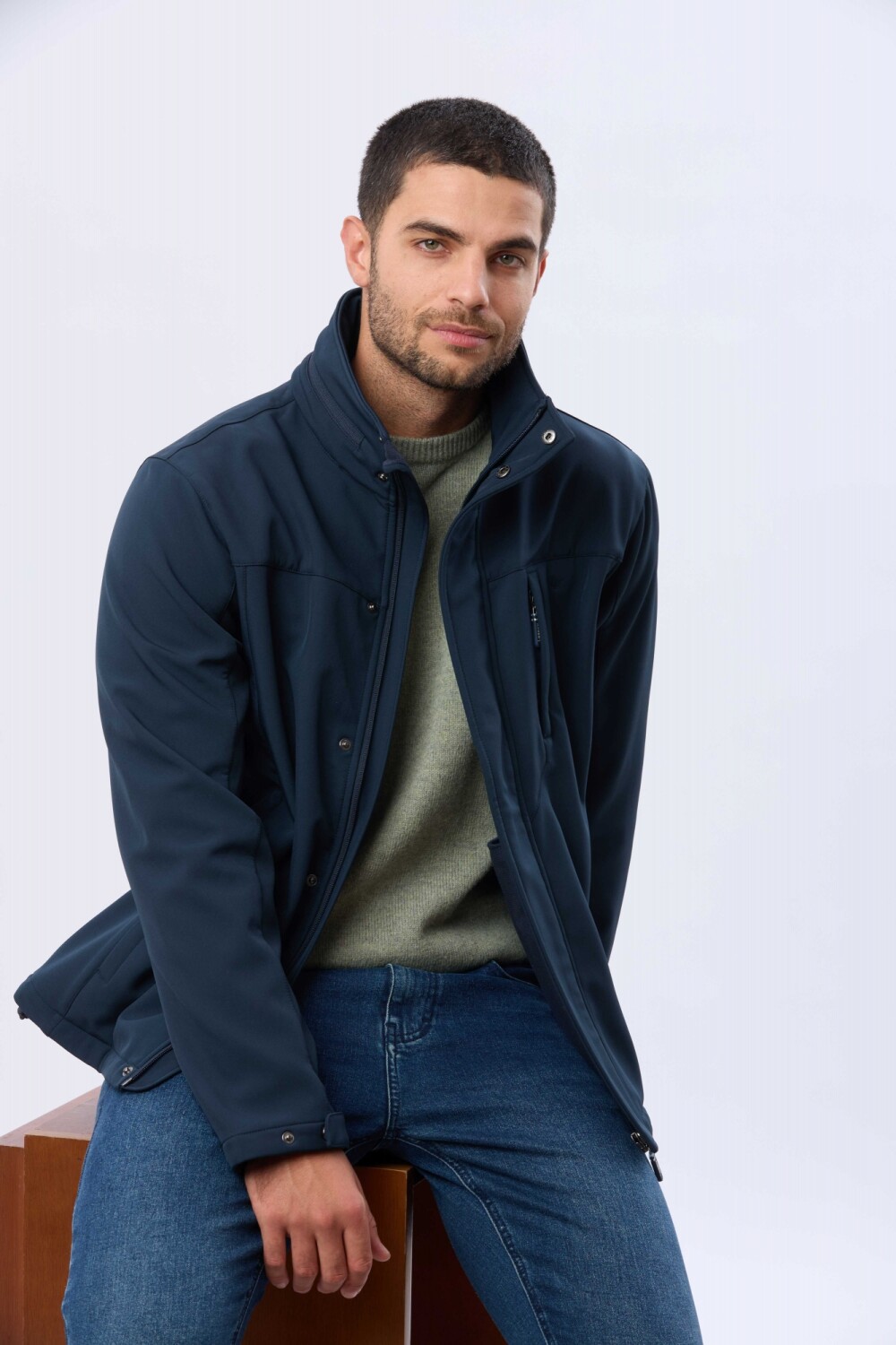 CAMPERA DE NEOPRENO Azul