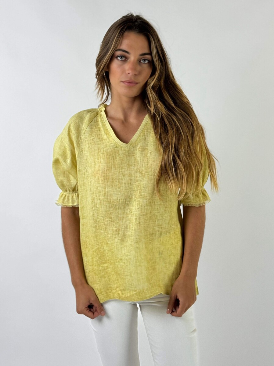 BLUSA CISNE - AMARILLO 