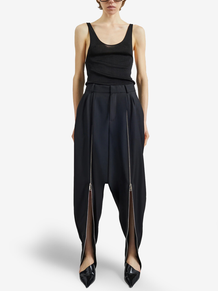 PANTALÓN DOUBLE ZIPPED SAROUEL 