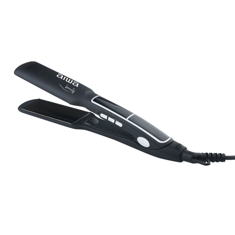 Planchita de Pelo AIWA Titanio con tecnología Active Ion y Control Digital de Temperatura | AW-TP5538 Planchita de Pelo AIWA Titanio con tecnología Active Ion y Control Digital de Temperatura | AW-TP5538