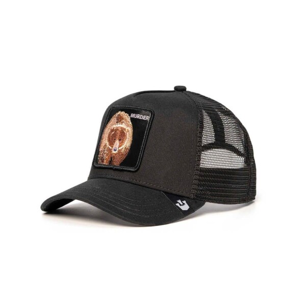 Gorra Goorin Bros Trucker Baseball - The Murder Bear Negro