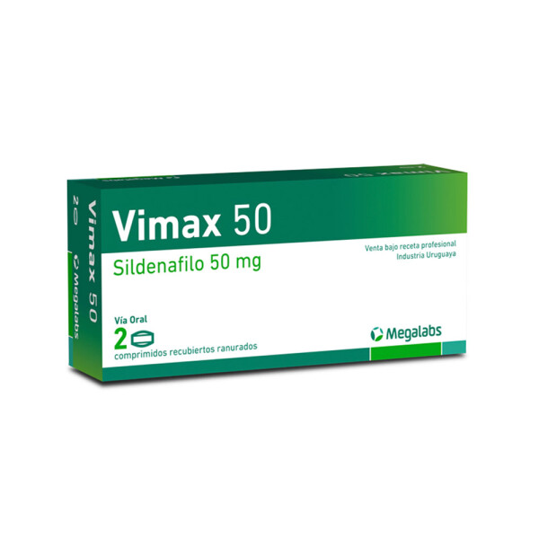Vimax 50 mg 2 Comprimidos Ranurados Vimax 50 mg 2 Comprimidos Ranurados