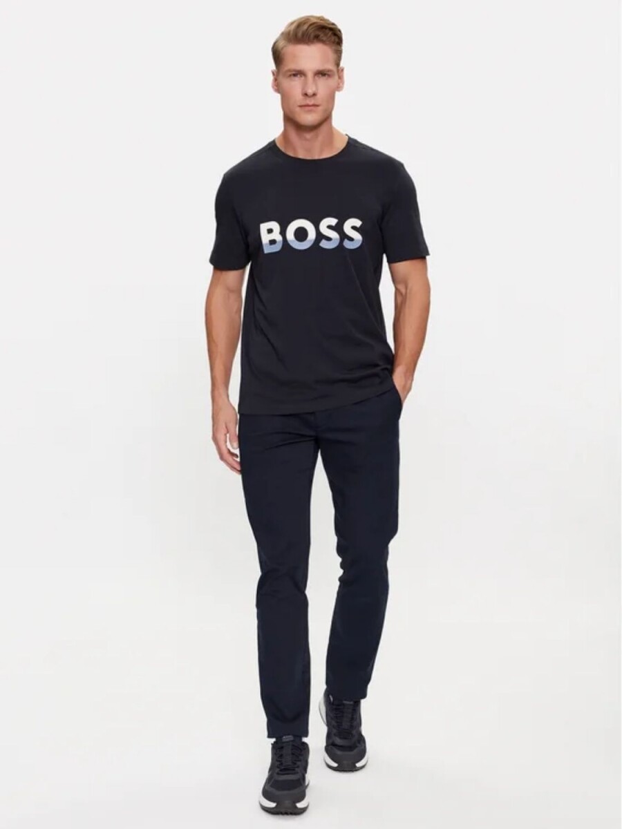 BOSS -Remera de algodón con logo, regular fit, TEE 1 - 0 