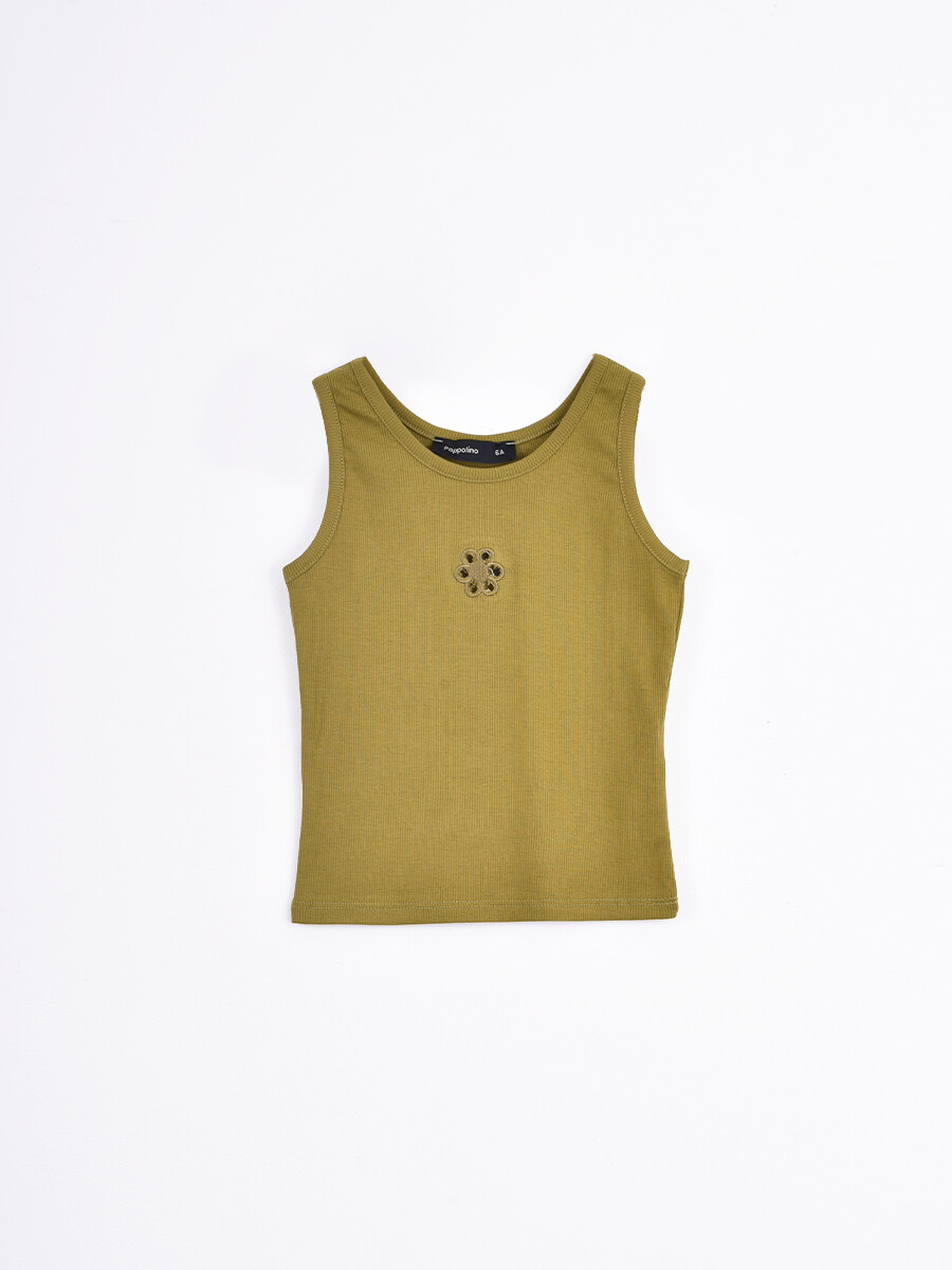 MUSCULOSA BERENICE - MOSTAZA 
