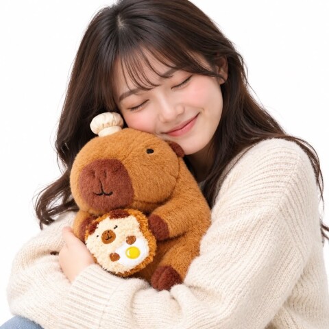 PELUCHE DE 23 CM (CAPIBARA MARRÓN CON TOSTADAS) PELUCHE DE 23 CM (CAPIBARA MARRÓN CON TOSTADAS)