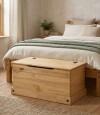 Baul Pie De Cama Linea Mexicana Natural