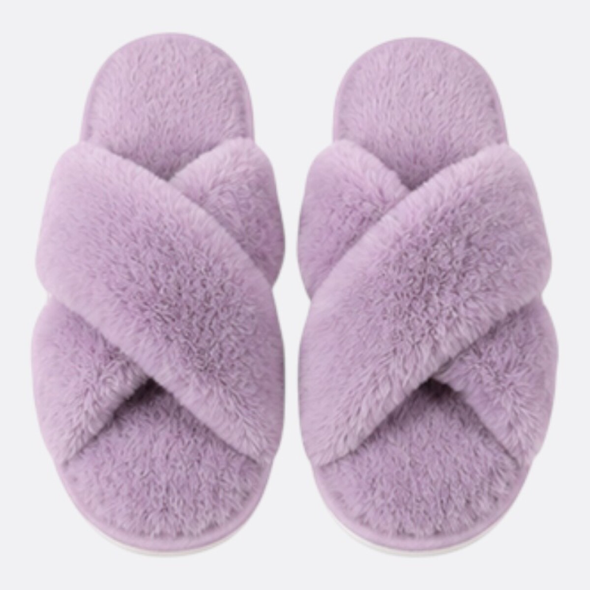 Pantufla Cruzada Varios Colores - Violeta 