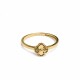 Anillo Flor al centro. Oro 10kt Anillo Flor al centro. Oro 10kt