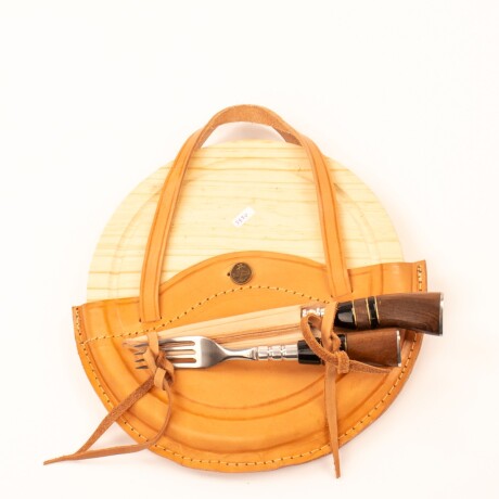Cuchillo y Tenedor Lapacho Tabla Redonda