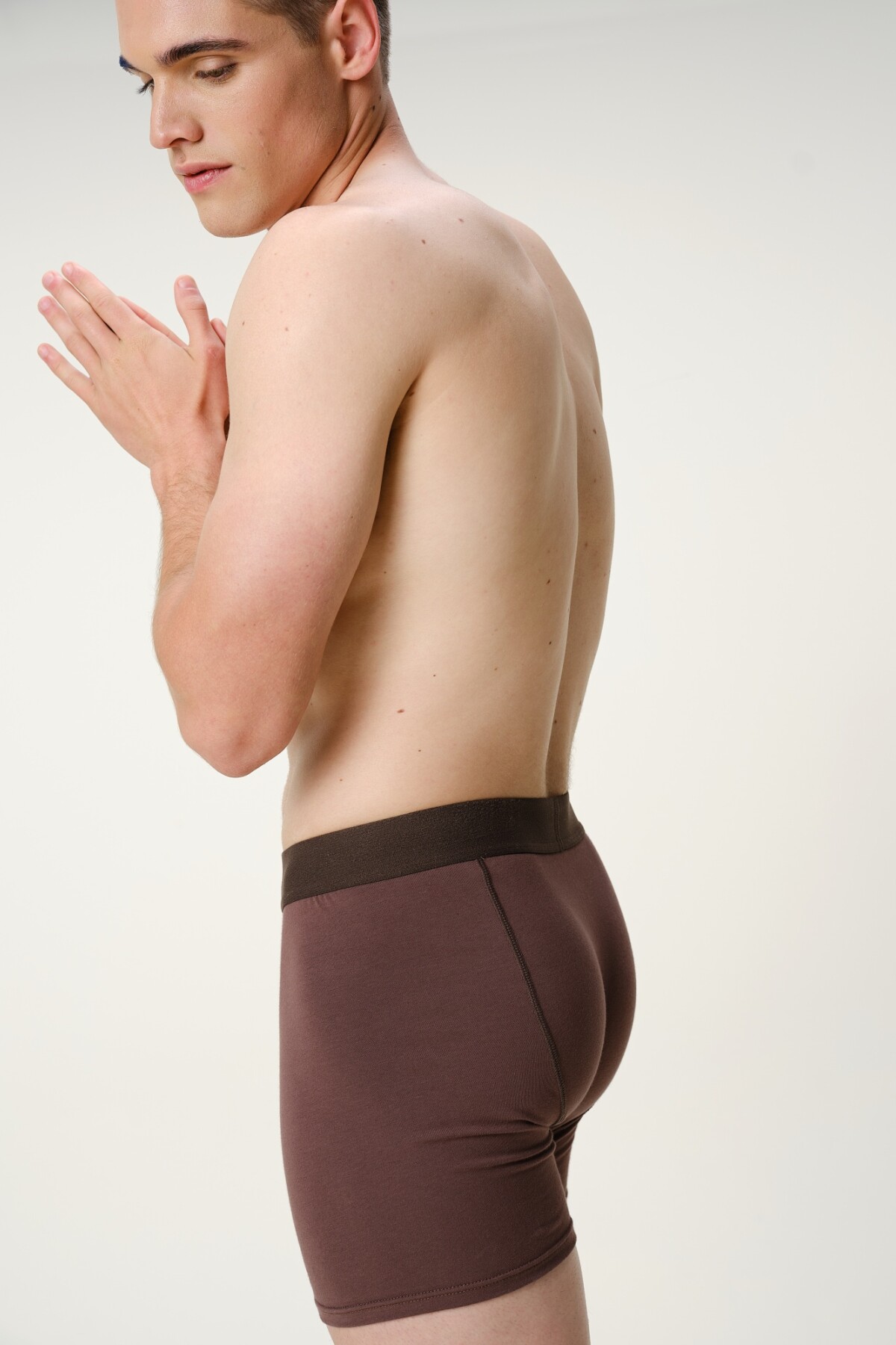Boxer Algodón Marron
