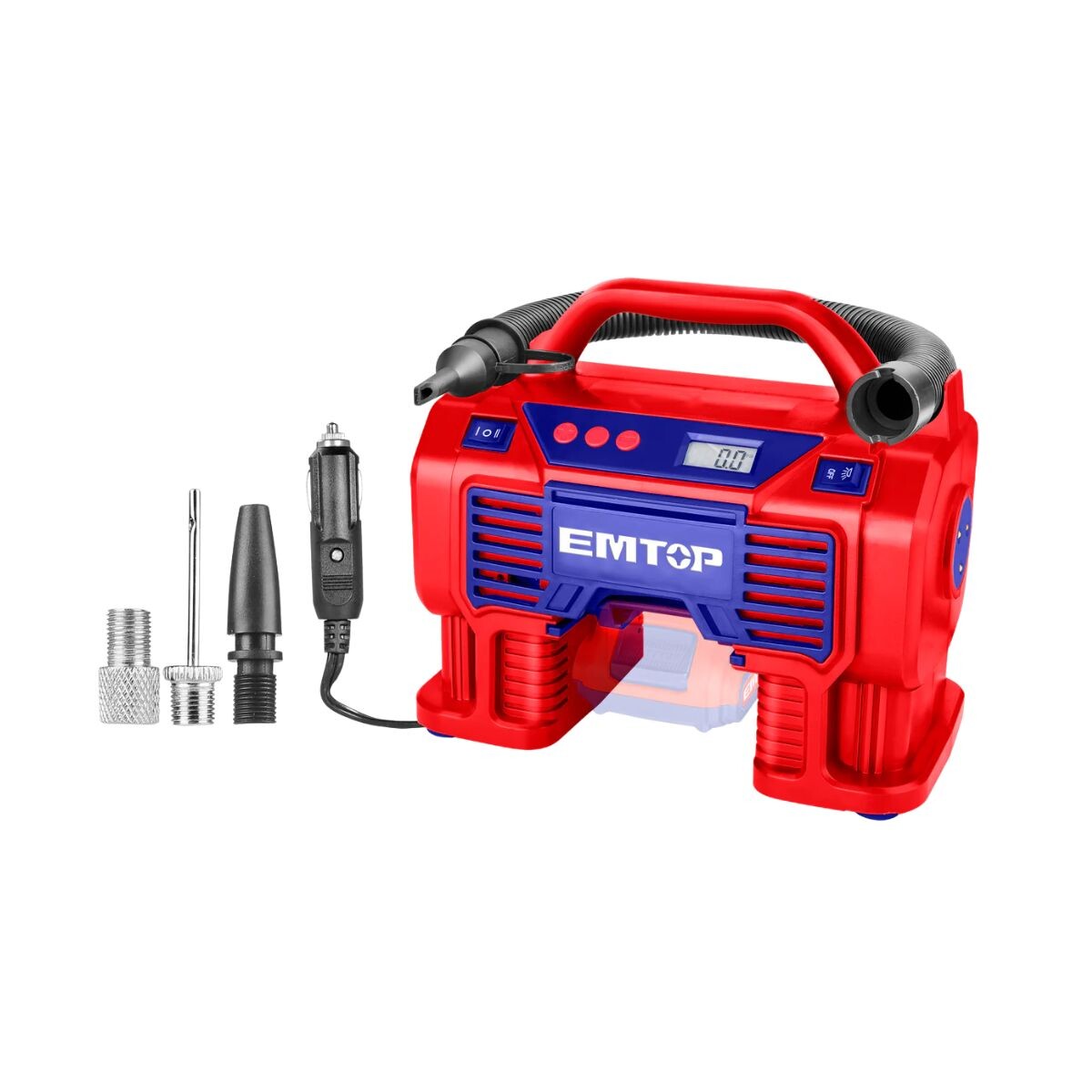 Mini Compresor 20v S/bat. 160psi Elac2002 Emtop 