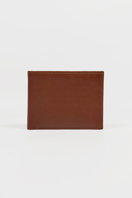 Wallet with Removable Viewer Brown
