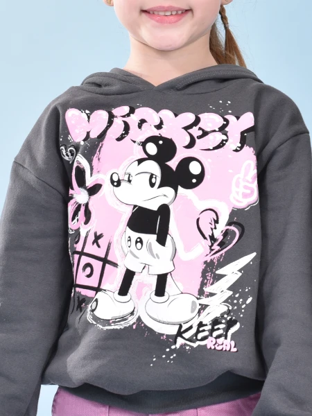 CANGURO MICKEY UNIVERSAL GRIS CLARO