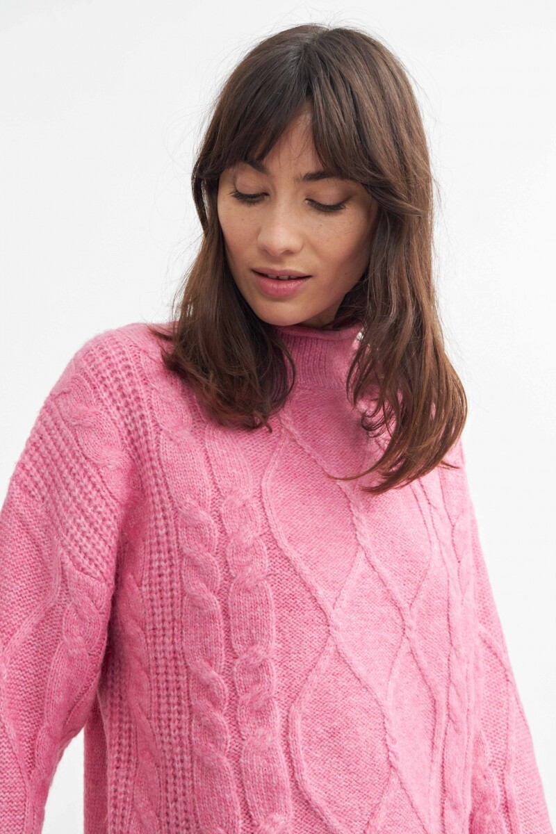 Sweater con estructura - Mujer ROSA