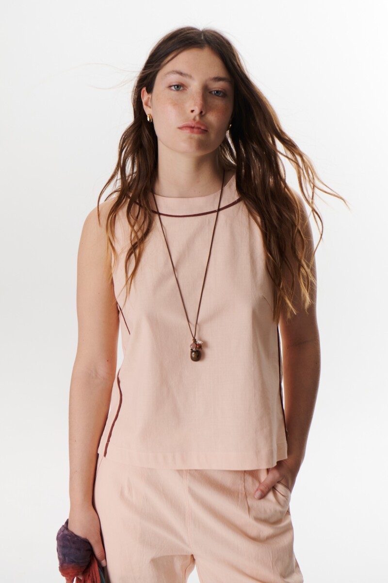 TOP LINO STRECH VIVI ROSA