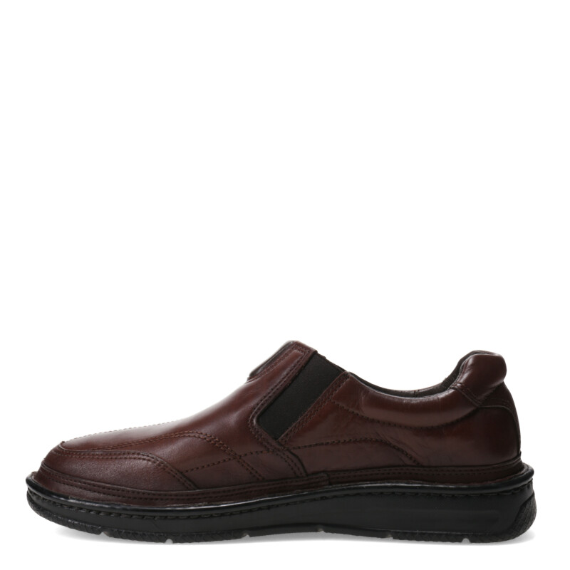 Zapato de Hombre Lombardino Casual Elastico Marrón Tabaco