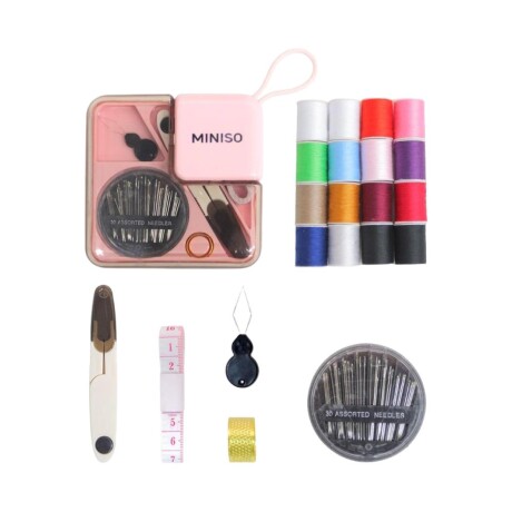 Kit de costura rosa