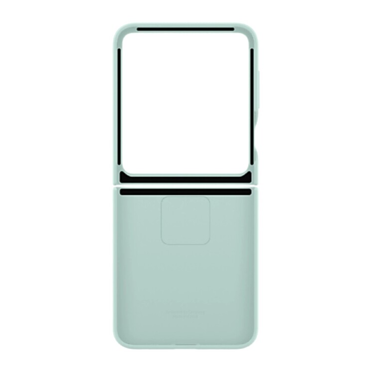 Funda Samsung Silicone Case con Anillo para Galaxy Z Flip6 Green