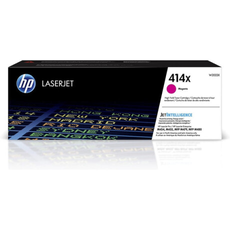 HP TONER W2023X 414X MAGENTA M454/479 6000 COPIAS Hp Toner W2023x 414x Magenta M454/479 6000 Copias