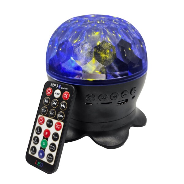 Lampara Proyector Parlante Portátil Bluetooth Luz RGB Fm USB Lampara Proyector Parlante Portátil Bluetooth Luz RGB Fm USB