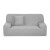 Funda Protector Sillón Sofá 2 Cuerpos Ajustable Elastizada Variante Color Gris Claro 4